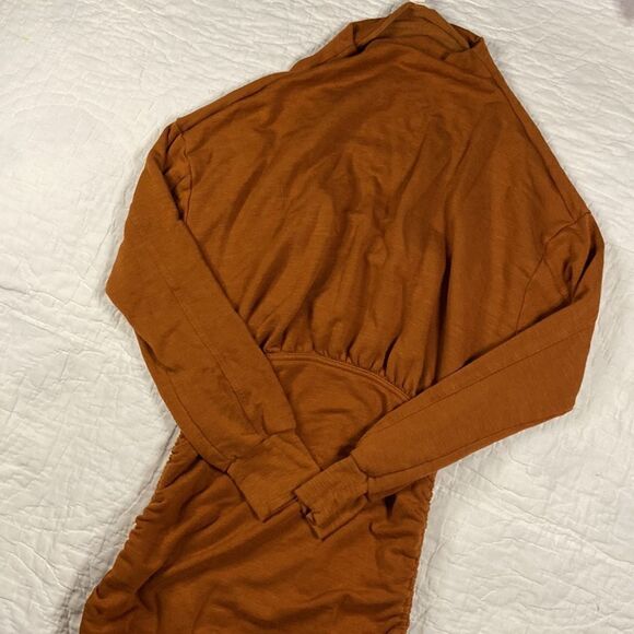 Daily Practice by Anthropologie Ruched Cozy Dress size Medium - Picture 6 of 16
